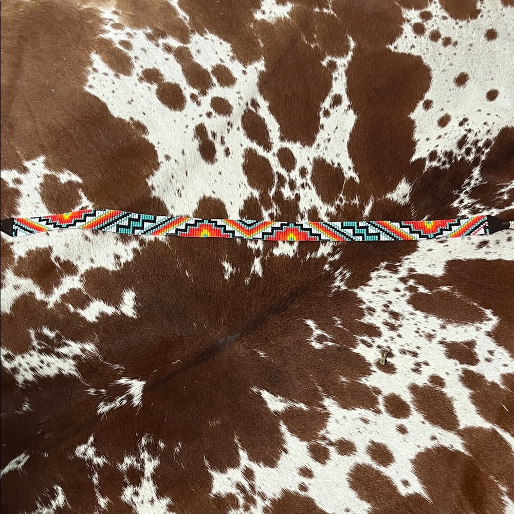 Colorful Beaded cowboy hat band